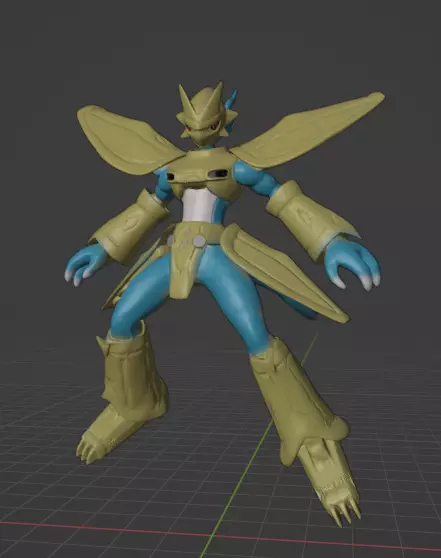 magnamon 3D print model_0