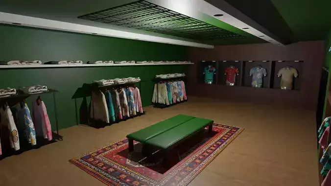 Clothing Store interior 
