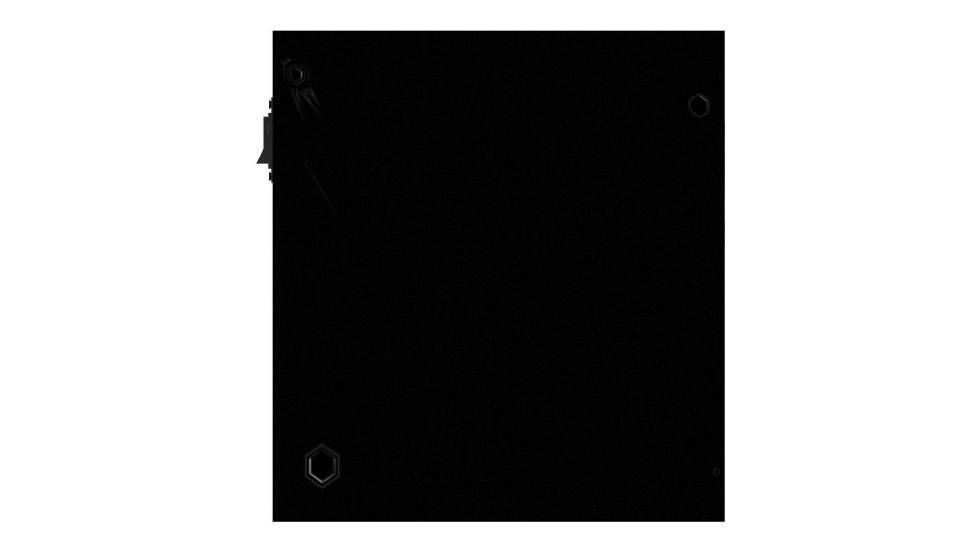 Black Power Supply Unit 3D model_9