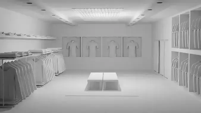 Clothing Store interior 