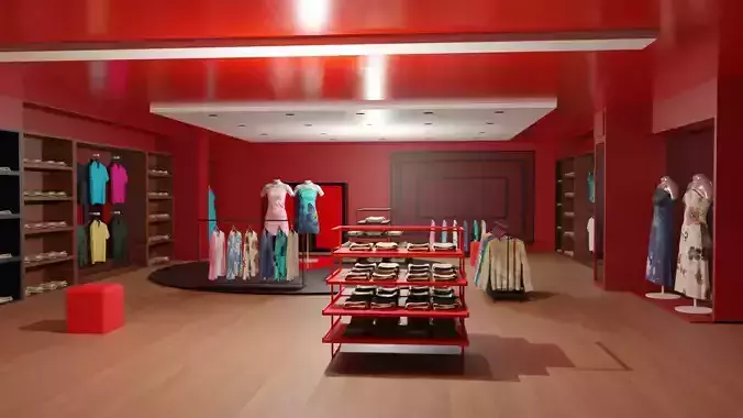 Clothing Store interior 