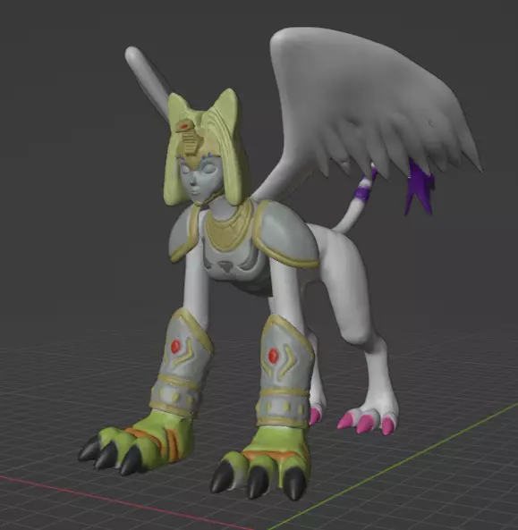 nefertimon 3D print model_0