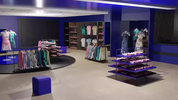 Clothing Store interior 