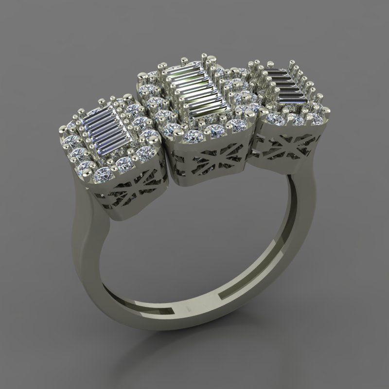 Jewellry Ring 3D print model_5