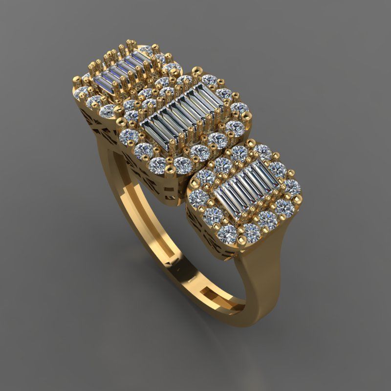 Jewellry Ring 3D print model_2