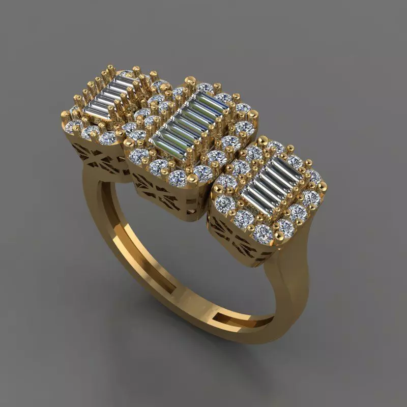 Jewellry Ring 3D print model_0