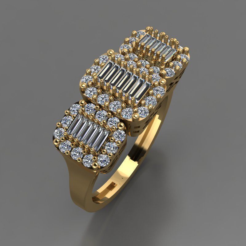 Jewellry Ring 3D print model_3