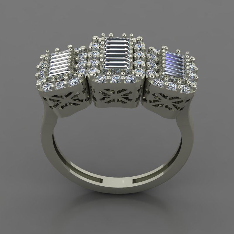 Jewellry Ring 3D print model_6