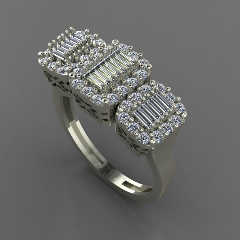 Jewellry Ring 3D print model_4