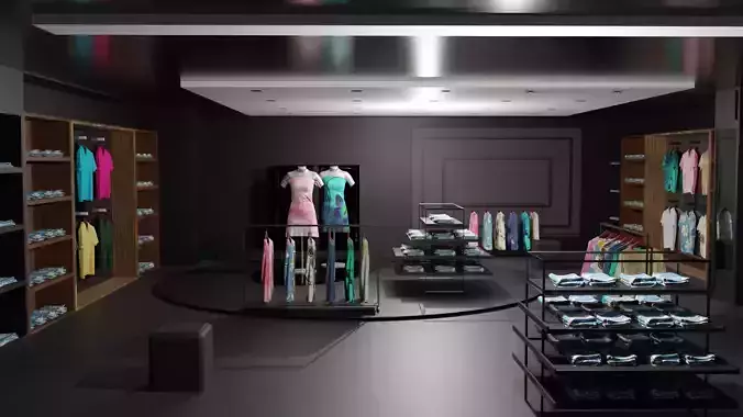 Clothing Store interior 