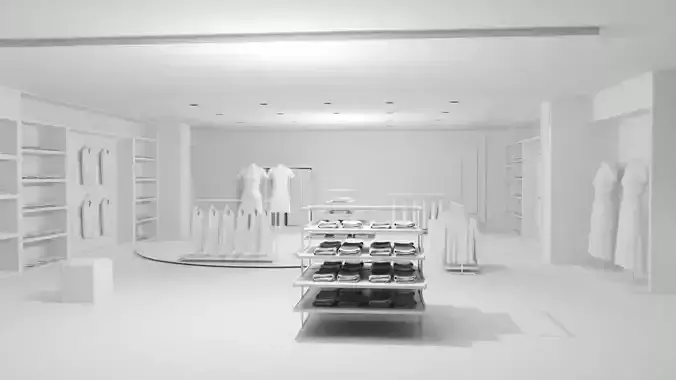 Clothing Store interior 