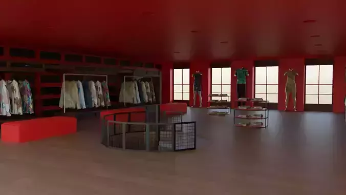 Clothing Store interior 