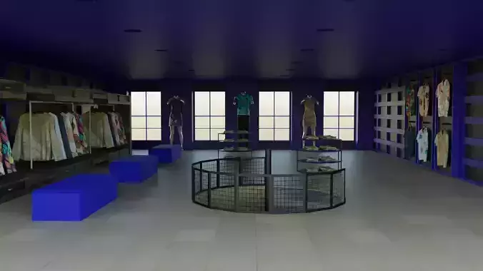 Clothing Store interior 
