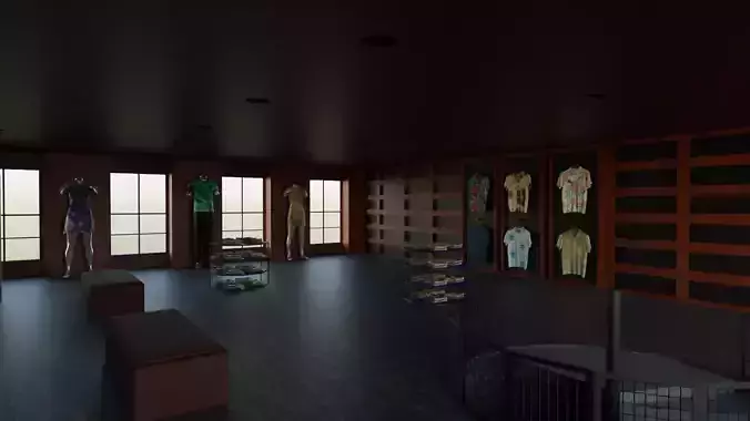 Clothing Store interior 