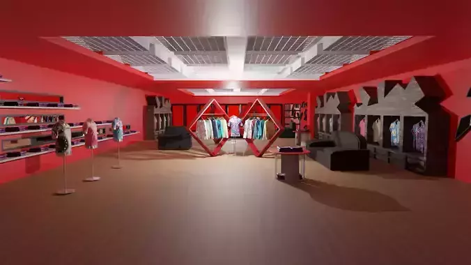 Clothing Store interior 