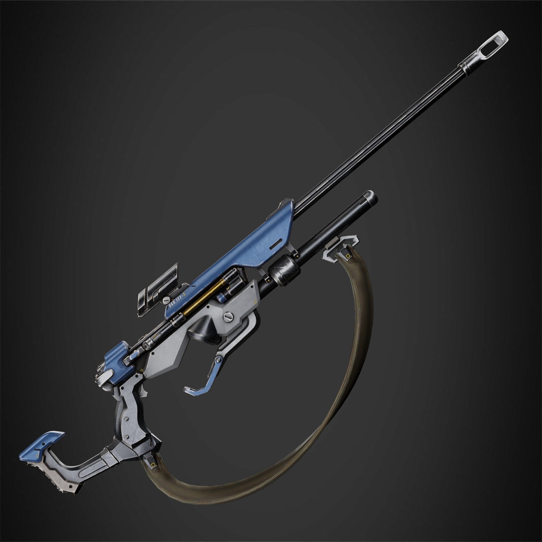 Overwatch Ana Biotic Rifle for Cosplay 3D print model_2