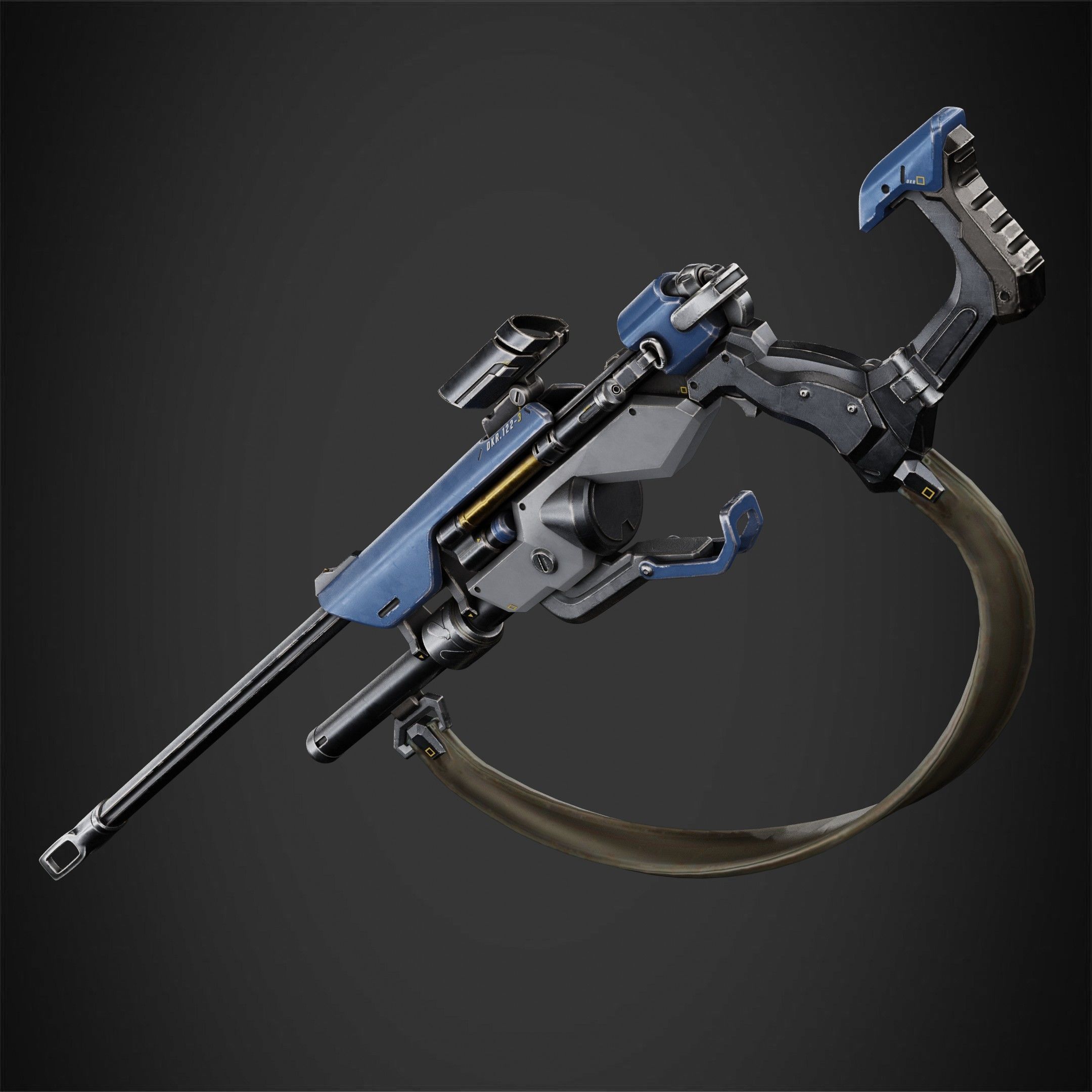 Overwatch Ana Biotic Rifle for Cosplay 3D print model_7