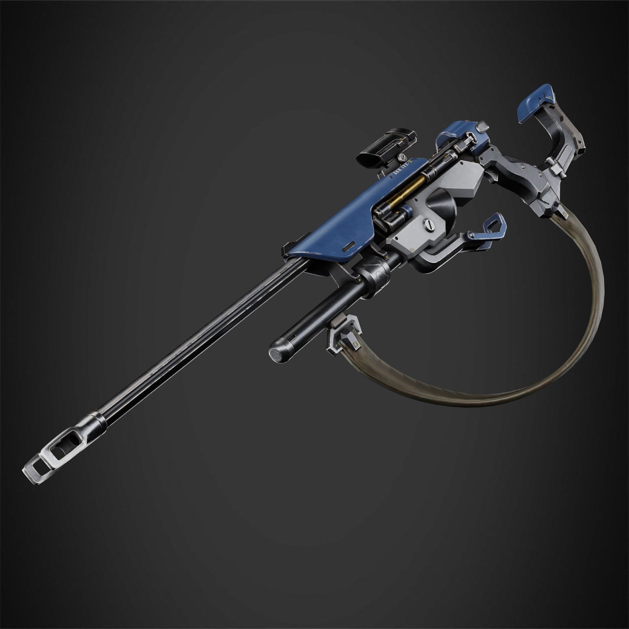 Overwatch Ana Biotic Rifle for Cosplay 3D print model_5