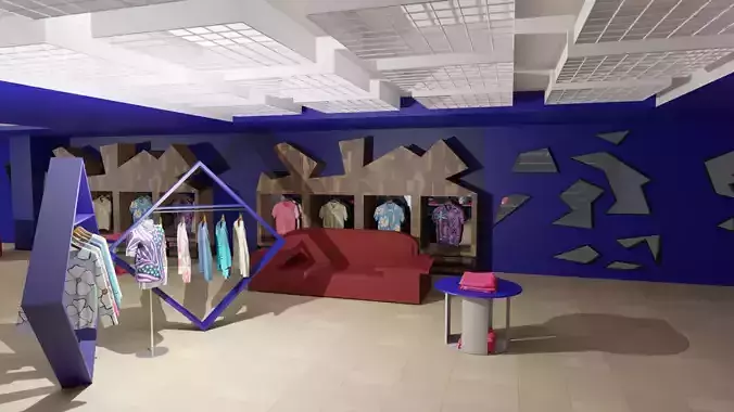 Clothing Store interior 