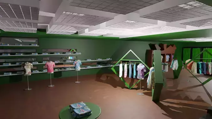 Clothing Store interior 