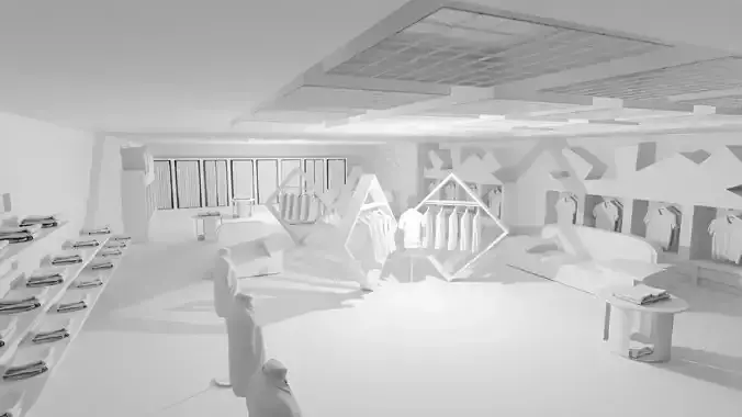 Clothing Store interior 