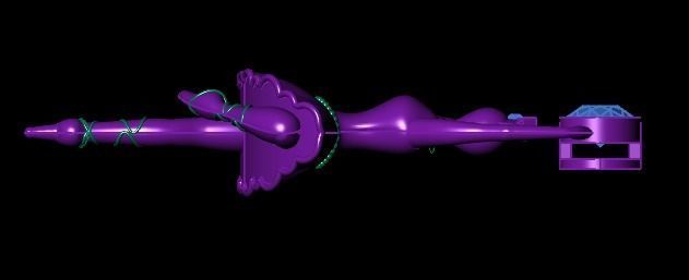 Ballerina necklace 3D print model_12