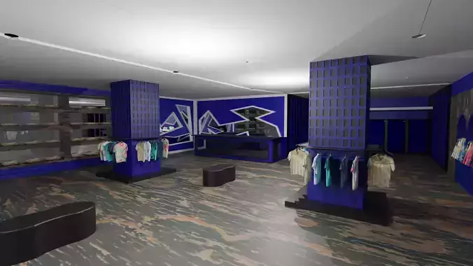 Clothing Store interior 