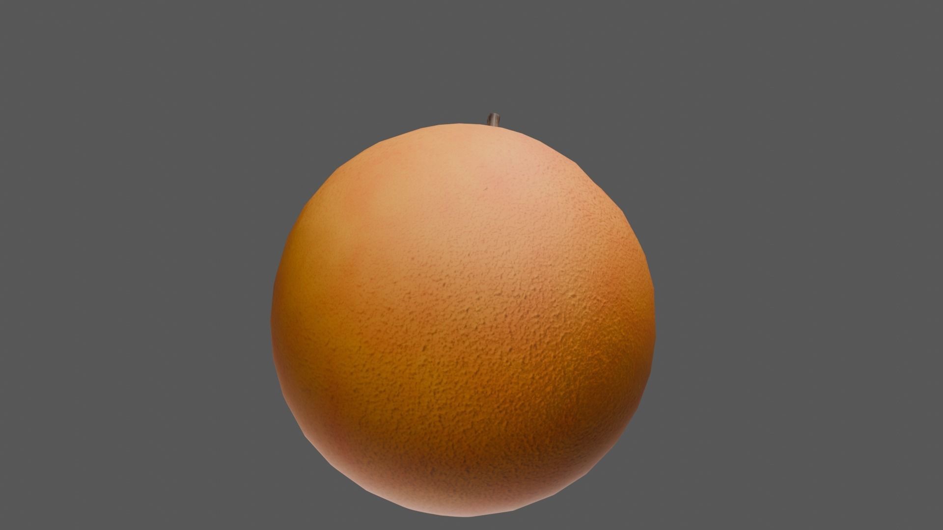 Orange Low-poly 3D model_20