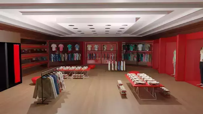 Clothing Store interior 