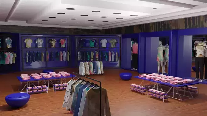 Clothing Store interior 