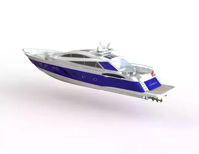 Superyacht 3D model