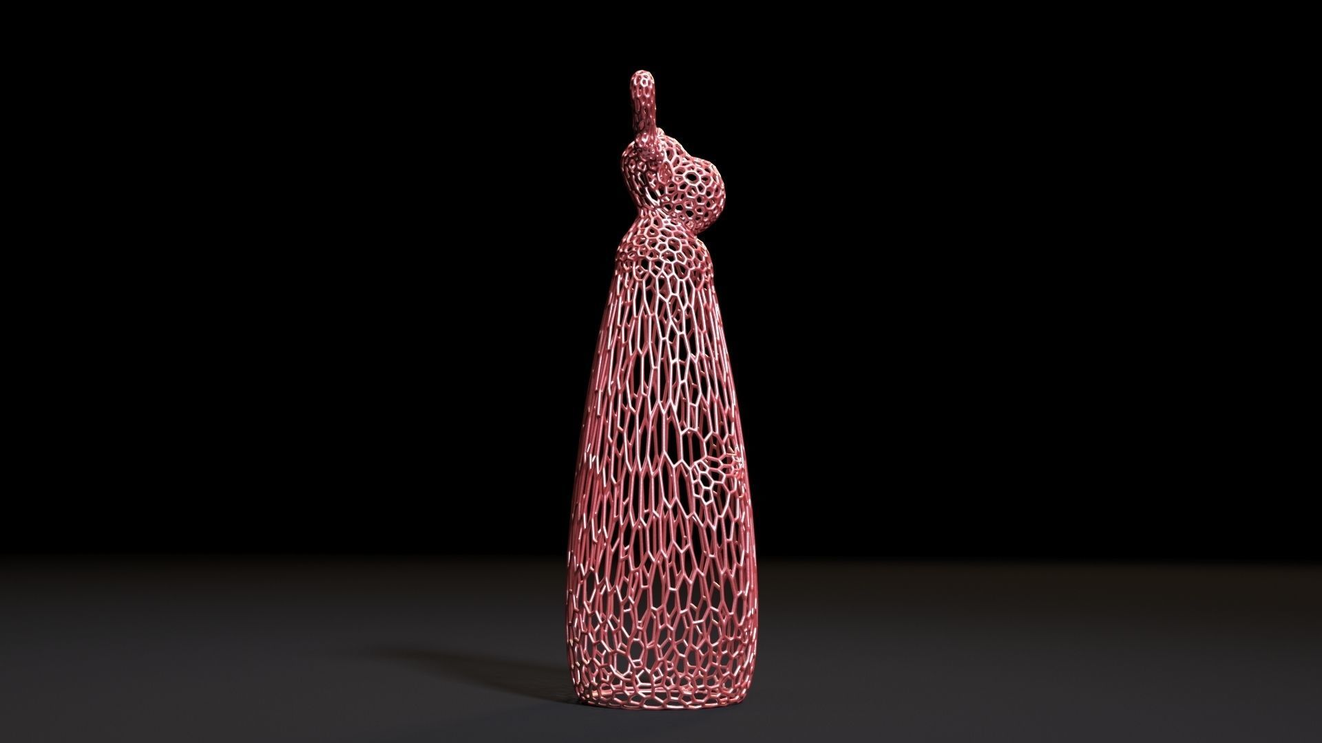 Christmas decor lamp elk 3D print model_6