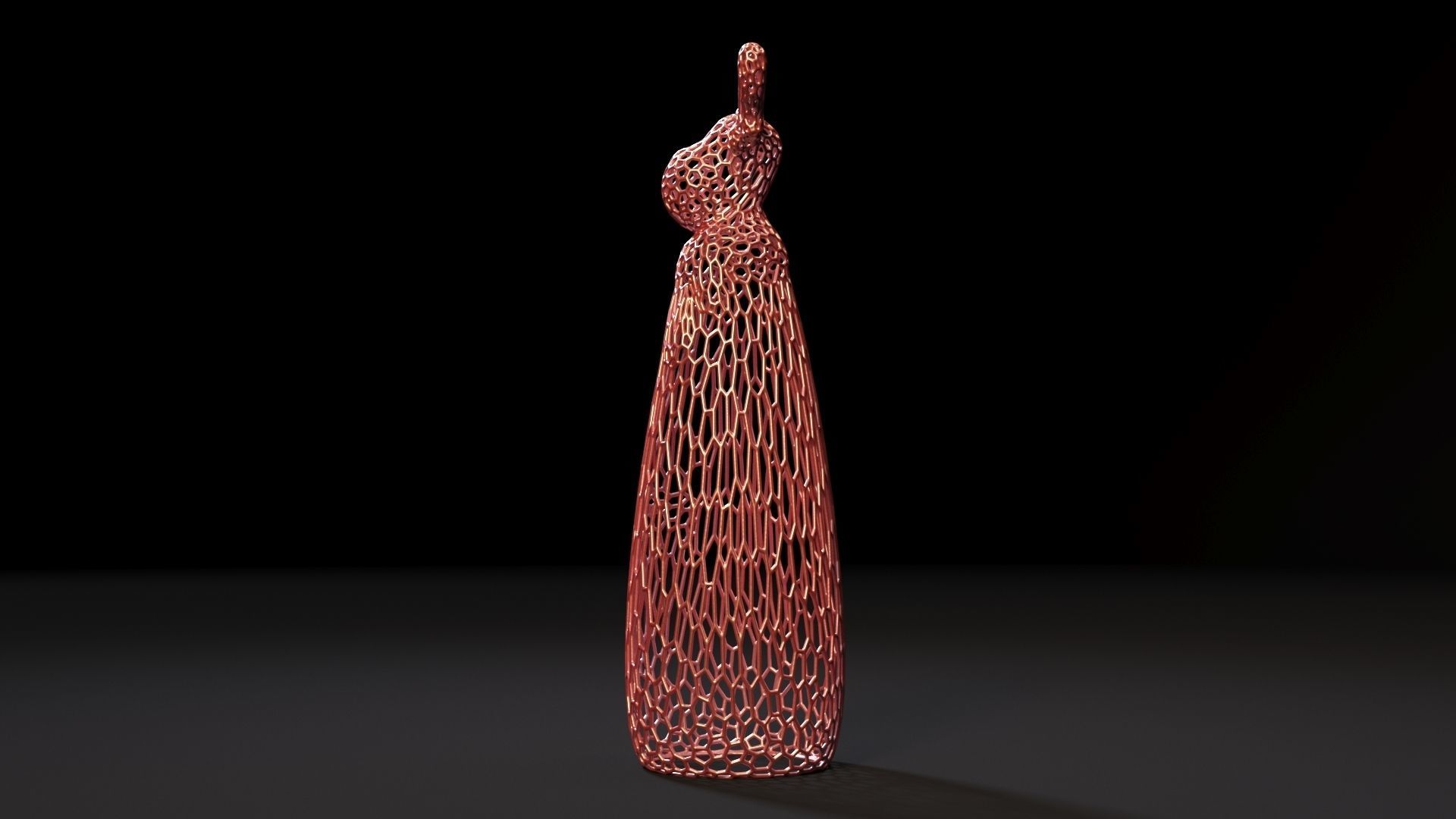 Christmas decor lamp elk 3D print model_2