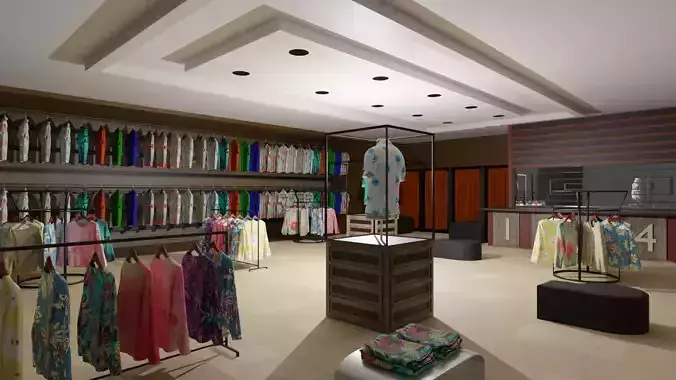 Clothing Store interior 