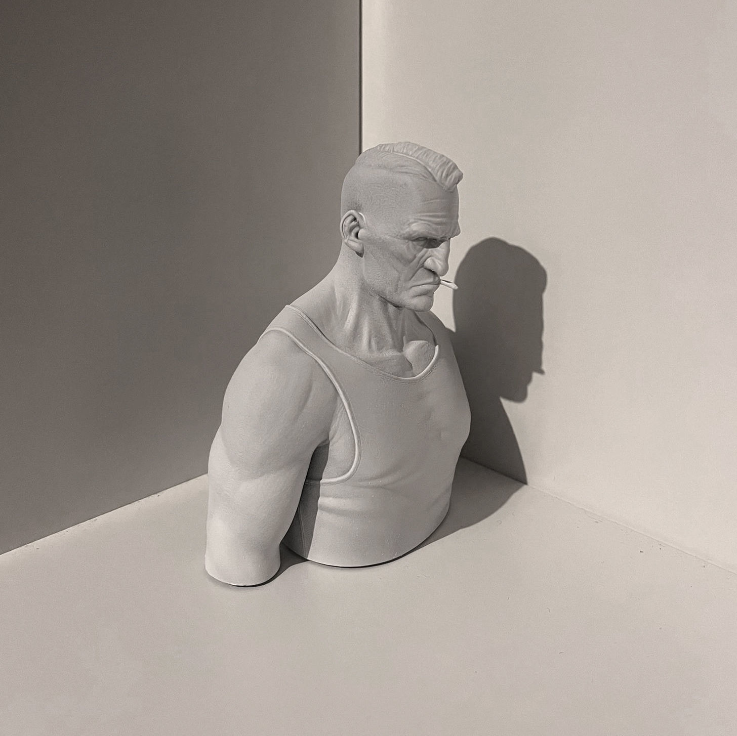 Dishonored Fan Art -Stylized Bust 3D print model_4