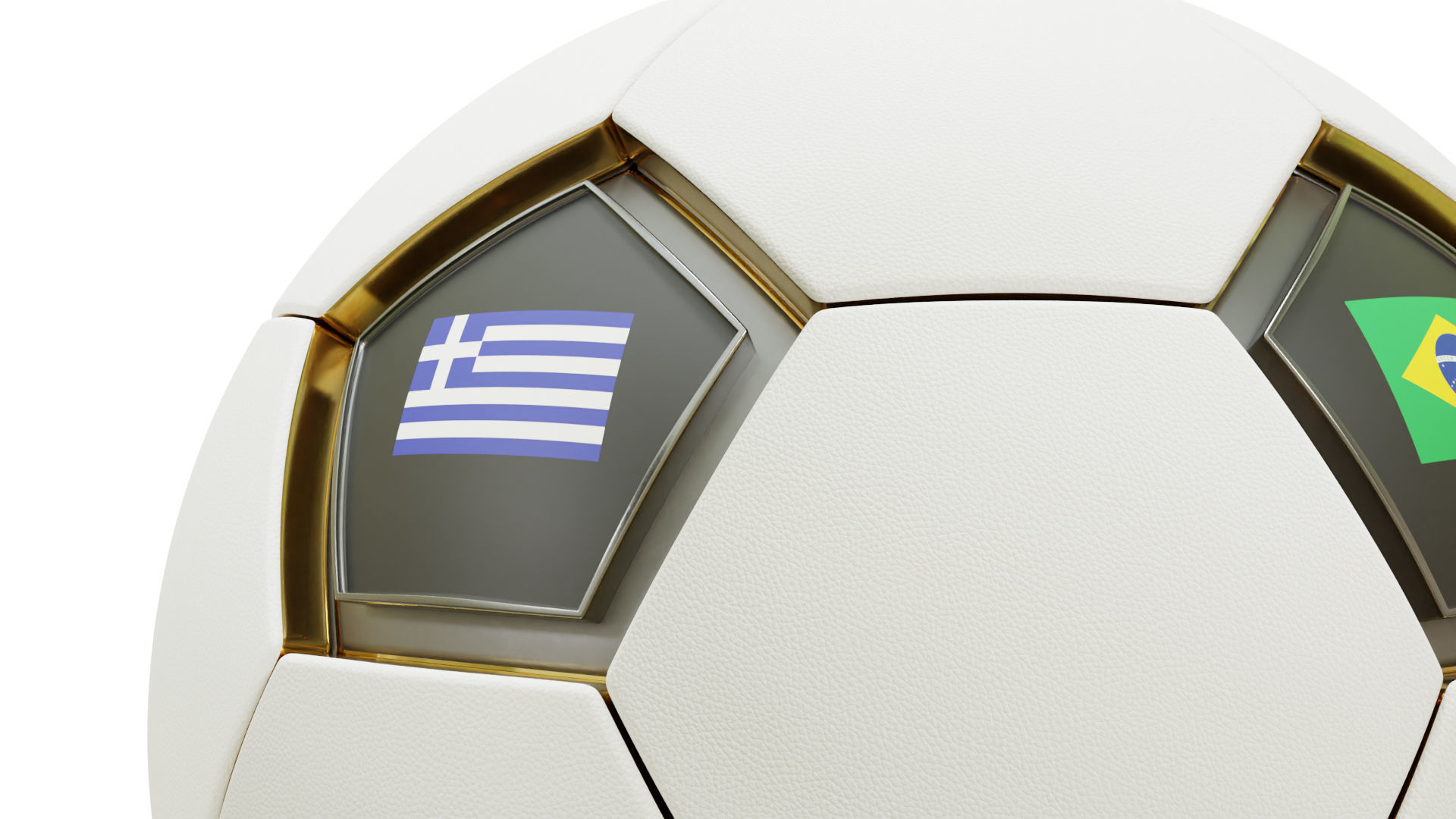 Customizable 3D Animated Football Product Showcase Version 3D model_4