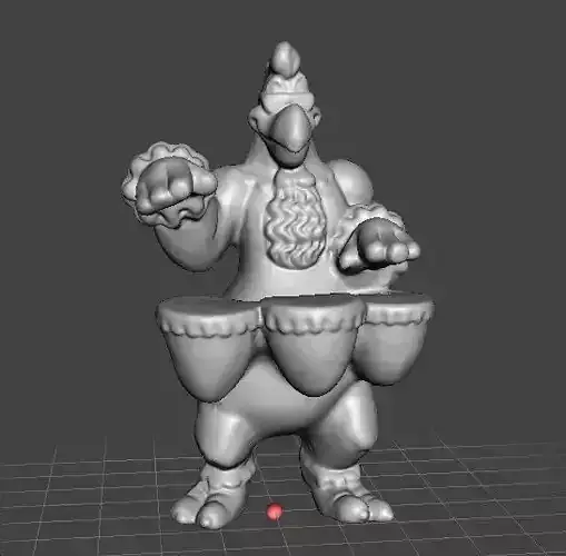 LOONEY TUNES ROCK BAND FOGHORN LEGHORN PROMOTIONAL FIGURE 90S 3D print model