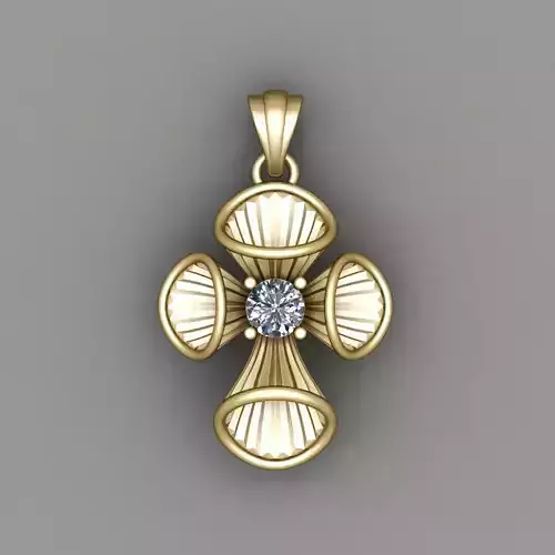 The Most Antique And Beautiful Christian Cross 3D Print Model