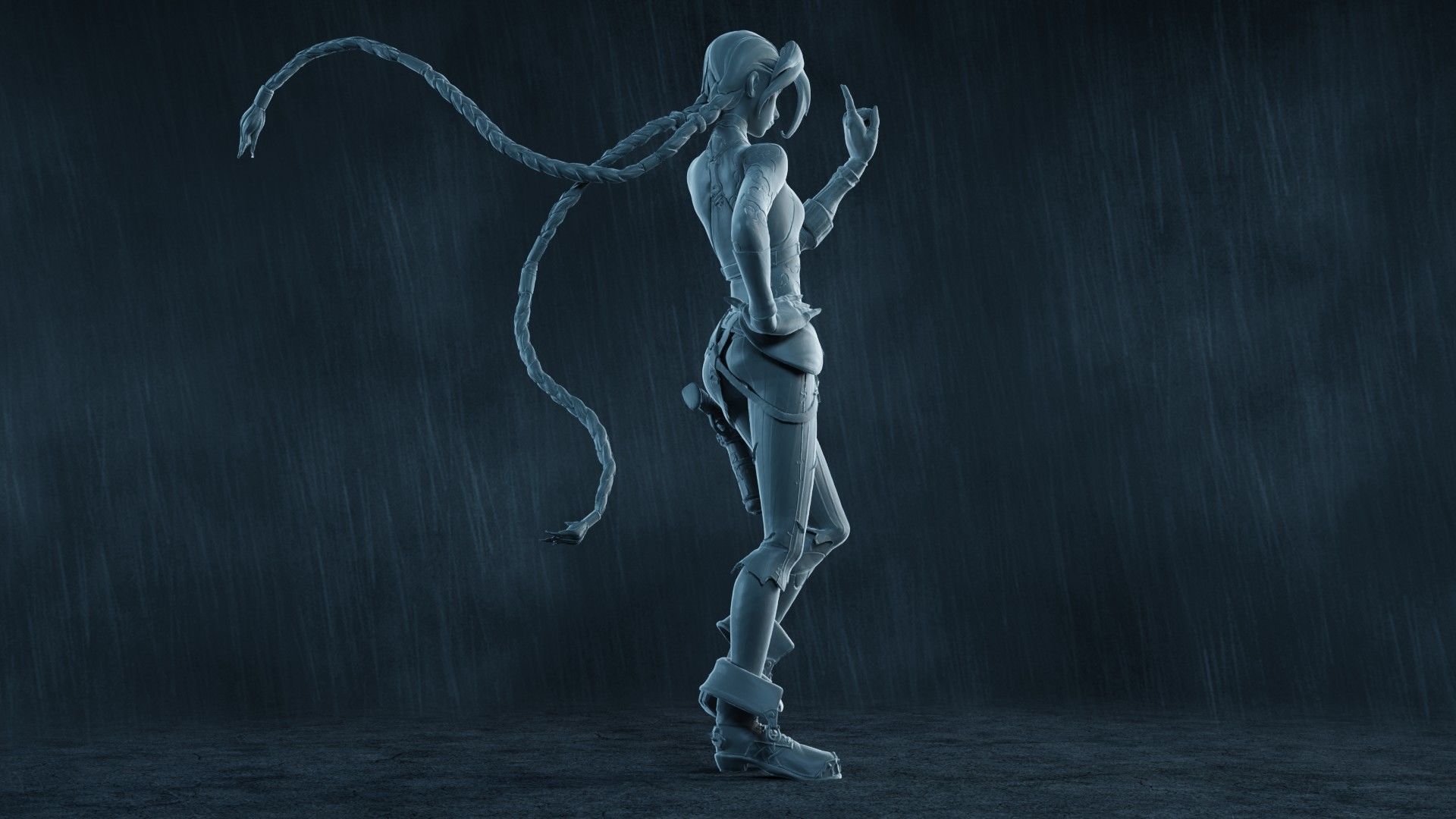  5 Arcane Jinx Action Figures Pack01 3D print model_29