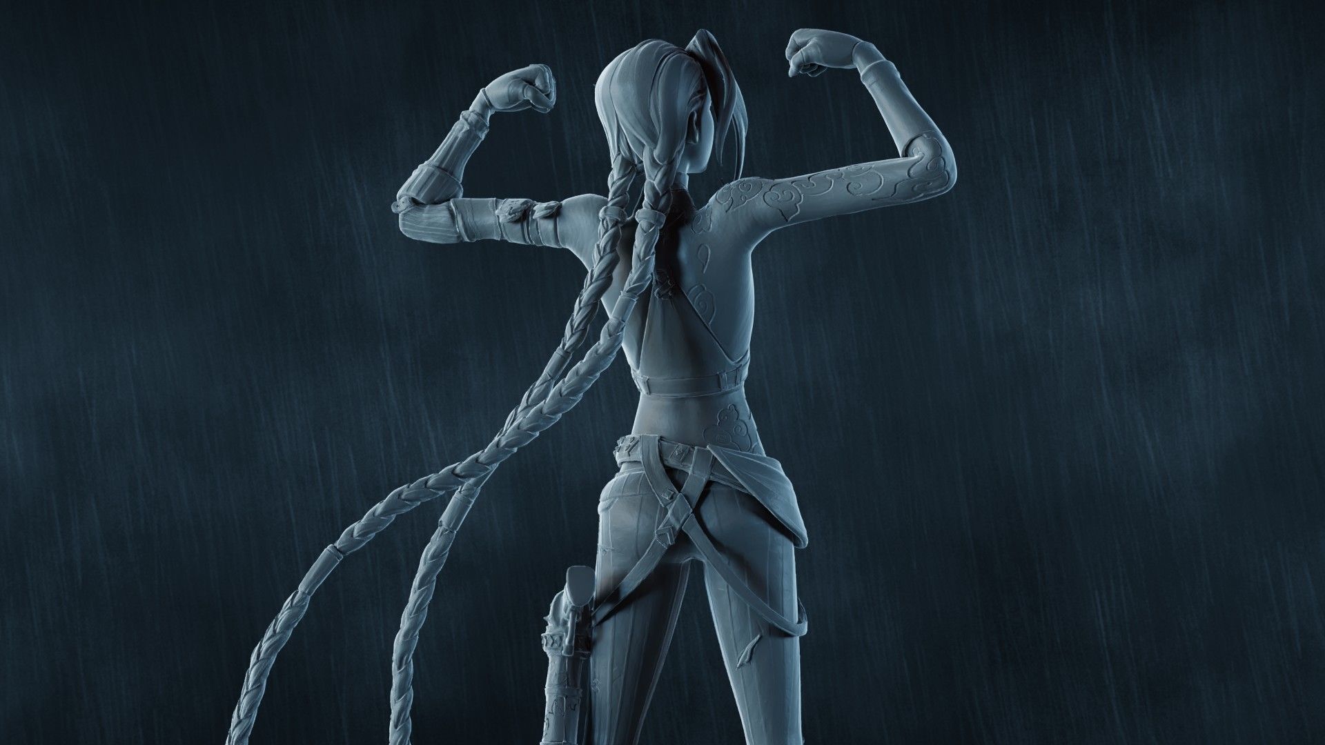  5 Arcane Jinx Action Figures Pack01 3D print model_12