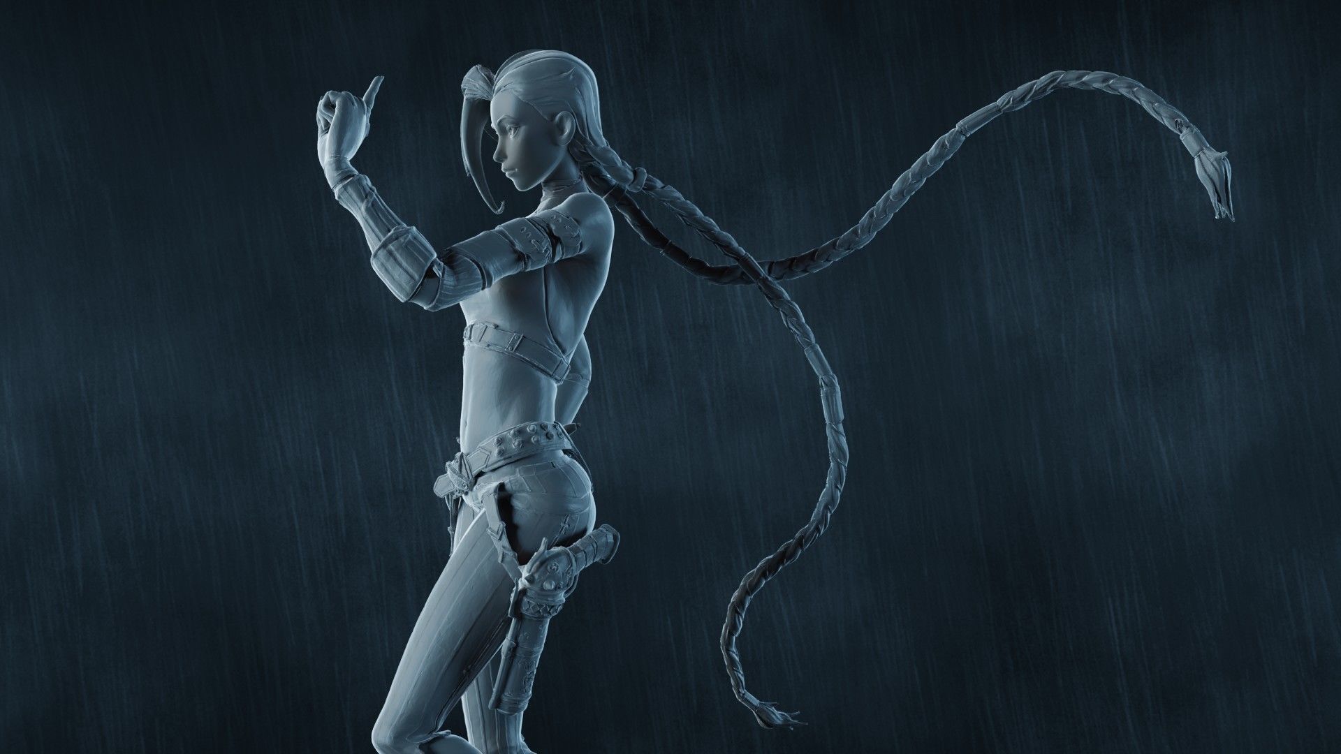  5 Arcane Jinx Action Figures Pack01 3D print model_33