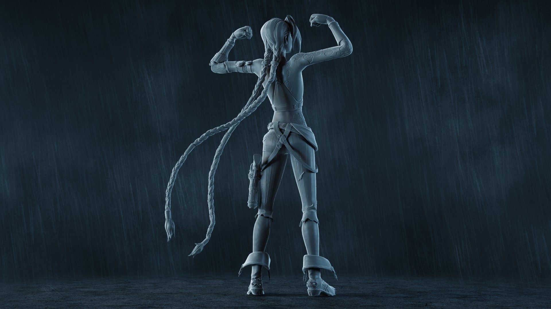  5 Arcane Jinx Action Figures Pack01 3D print model_11