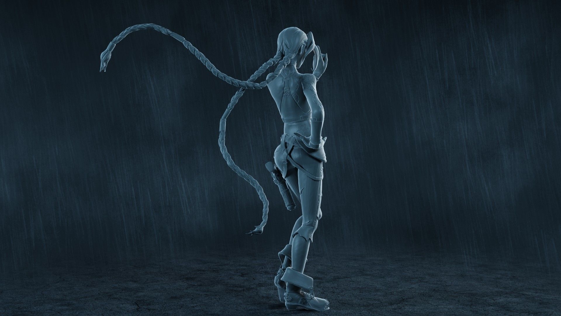  5 Arcane Jinx Action Figures Pack01 3D print model_34