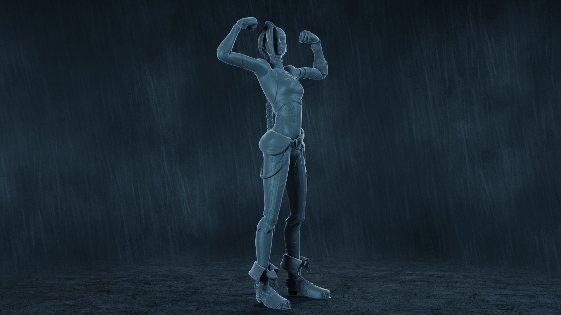  5 Arcane Jinx Action Figures Pack01 3D print model_13