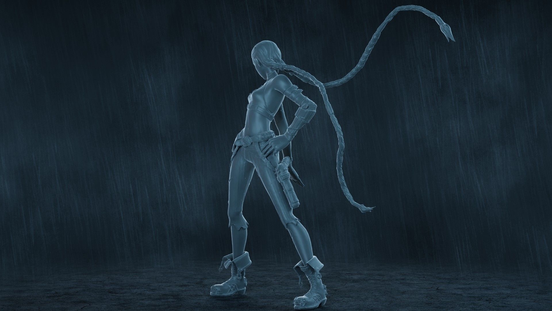  5 Arcane Jinx Action Figures Pack01 3D print model_4