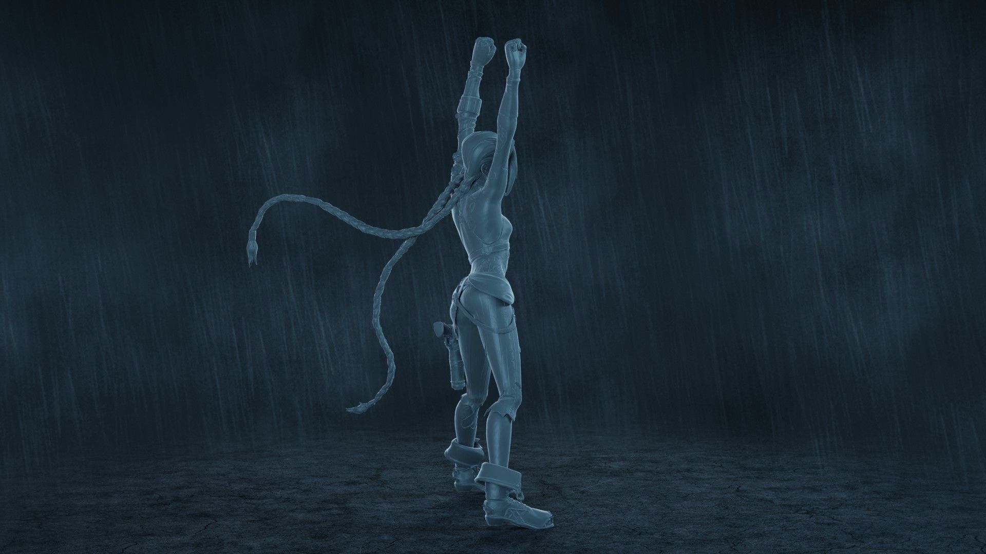  5 Arcane Jinx Action Figures Pack01 3D print model_20