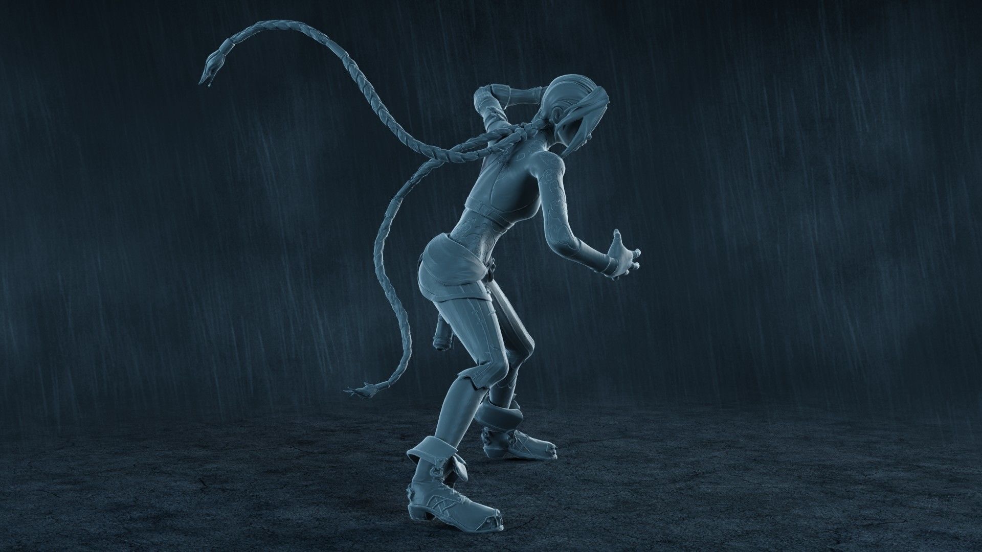  5 Arcane Jinx Action Figures Pack01 3D print model_26