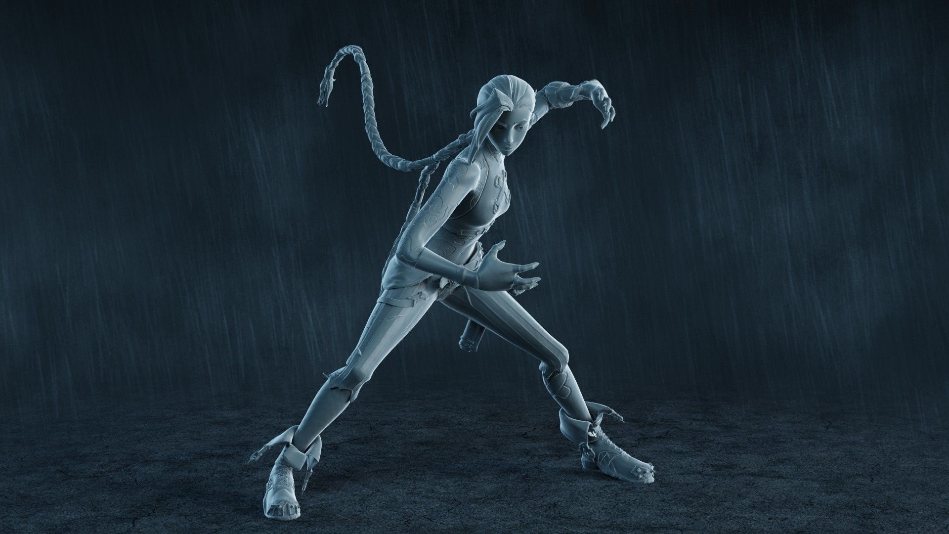  5 Arcane Jinx Action Figures Pack01 3D print model_24