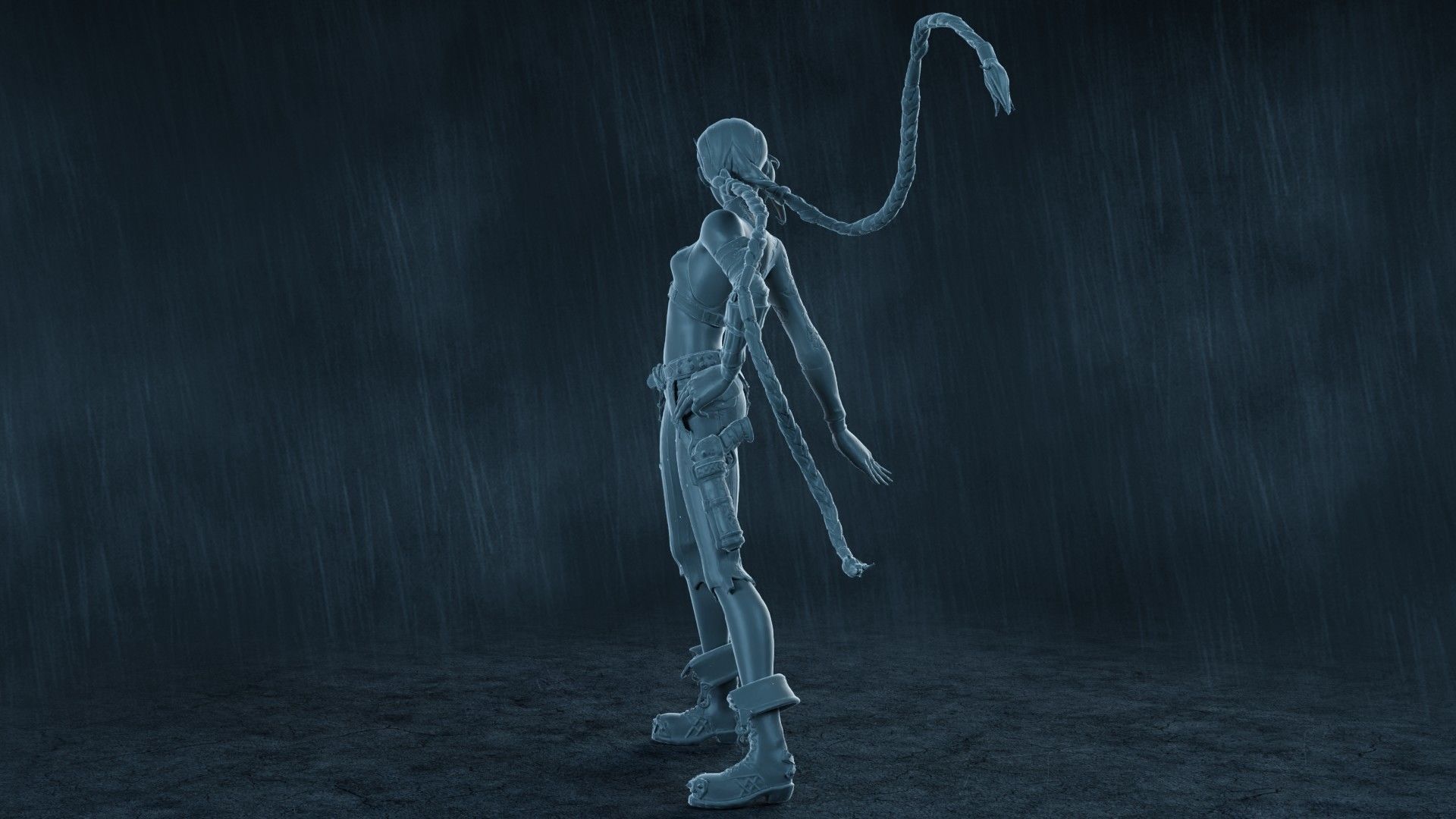  5 Arcane Jinx Action Figures Pack01 3D print model_5