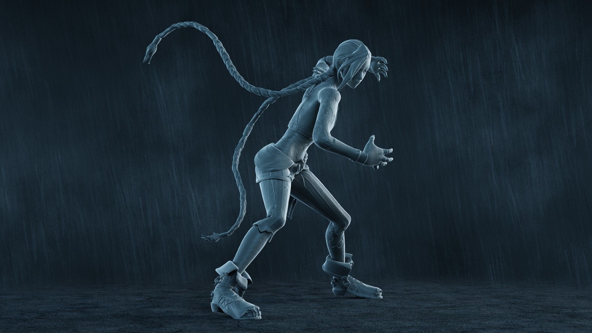  5 Arcane Jinx Action Figures Pack01 3D print model_23